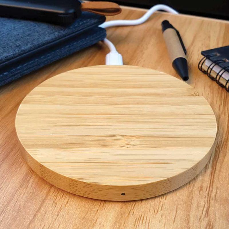 EcoPower Bamboo Wireless Charger